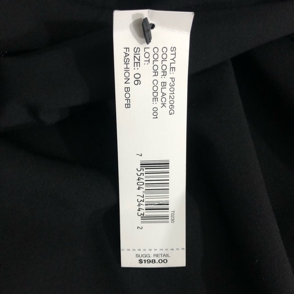 DKNY Black Wool Blend Pencil Skirt - Picture 6 of 6